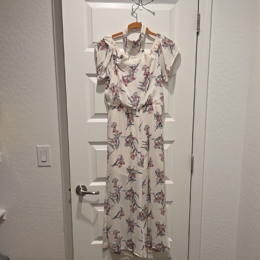 Sienna Sky Cream Floral Jumpsuit